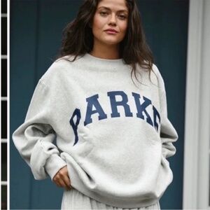 Parke Gray and Navy Sweatshirt